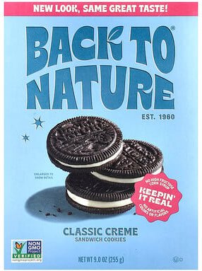 Back to Nature, Sandwich Cookies, Classic Creme, Sandwich-Kekse, klassische Creme, 255 g (9 oz.)