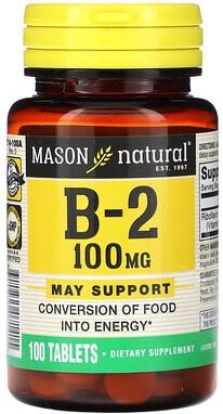 Thumbnail - Mason Natural, Vitamin B2, 100 mg, 100 Tabletten