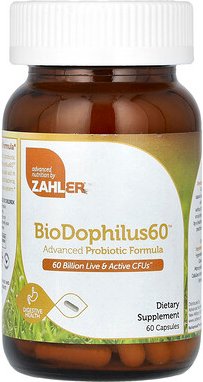 Zahler, BioDophilus60, Advanced Probiotic Formula, verbesserte Probiotika-Formel, 60 Milliarden KBE, 60 Kapseln