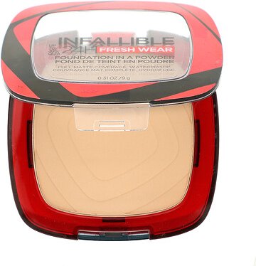 L'Oréal, Infallible 24H Fresh Wear, Foundation In A Powder, 120 Vanille, 9 g (0,31 oz.)