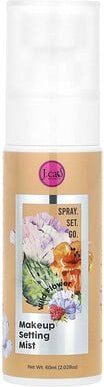 J.Cat Beauty, Spray, Set, Go, Make-up-Fixierspray, mattes Finish, Wildblume, 60 ml (2,028 oz.)