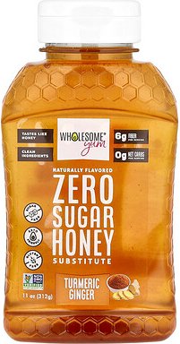 Wholesome Yum, Zero Sugar Honey Substitute, zuckerfreier Honigersatz, Kurkuma-Ingwer, 312 g (11 oz.)