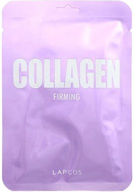 Lapcos, Collagen Firming Beauty Sheet Mask, straffende Beauty-Gesichtsmaske mit Kollagen, 1 Tuchmaske, 25 ml (0,84 fl. o...