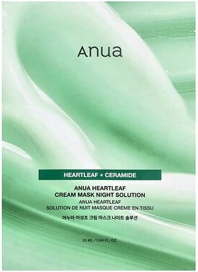 Anua, Heartleaf Cream Beauty Mask Night Solution, Beauty-Creme für die Nacht, Maske, Nachtcreme, 25 ml (0,84 fl. oz.)