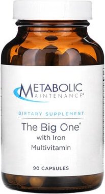 Metabolic Maintenance, The Big One with Iron, Eisenpräparat, 90 Kapseln