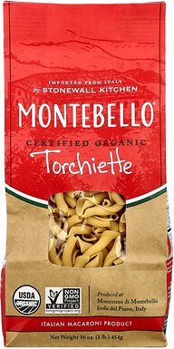 Montebello, Organic Torchiette, Bio-Torchiette, 454 g (16 oz.)