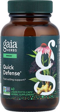 Gaia Herbs, Quick Defense®, 40 flüssige Phyto-Caps®
