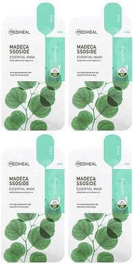 Thumbnail - MEDIHEAL, Madecassoside, Essential Beauty Mask, 4 Tücher, je 24 ml (0,81 fl. oz.)