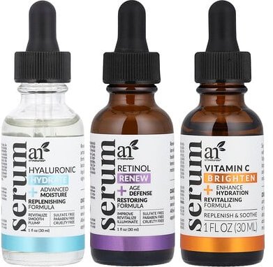 artnaturals, Serum Trio, 3er-Set, je 29,5 ml (1 fl. oz.)