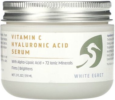 White Egret, Vitamin-C-Hyaluronsäure-Serum, 59 ml (2 fl. oz.)