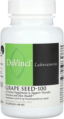 DaVinci Laboratories, Traubenkern-100, 100 mg, 90 Kapseln