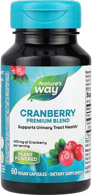 Thumbnail - Nature's Way, Cranberry, Premium Blend, Cranberry, Premium-Mischung, 400 mg, 60 vegane Kapseln