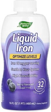 Nature's Way, Liquid Iron, Beere, 480 ml (16 fl. oz.)