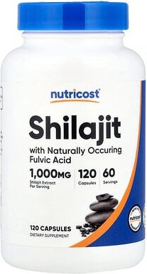 Nutricost, Shilajit, Ergänzungsmittel mit Shilajit, 120 Kapseln
