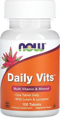 NOW Foods, Daily Vits, Multivitamin und Mineralstoff, 100 Tabletten