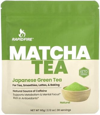 RAPIDFIRE, Matcha-Tee, japanischer Grüntee, 60 g (2,12 oz.)