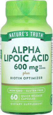 Thumbnail - Nature's Truth, Alpha-Liponsäure, 60 Kapseln mit schneller Freisetzung