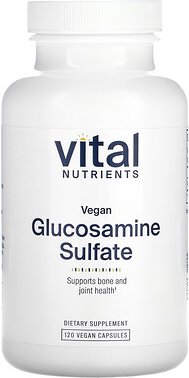 Vital Nutrients, Vegan Glucosamine Sulfate, veganes Glucosaminsulfat, 120 vegane Kapseln (750 mg pro Kapsel)