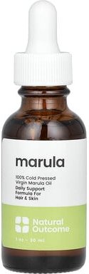 Natural Outcome, 100% Cold Pressed Virgin Marula Oil, 100% kalt gepresstes natives Marulaöl, 30 ml (1 oz.)