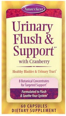Thumbnail - Nature's Secret, Urinary Flush & Support® mit Cranberry, 60 Kapseln