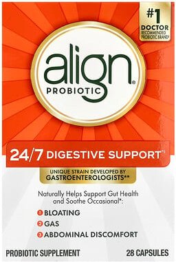 Align Probiotics, 24/7 Digestive Support, Unterstützung der Verdauung rund um die Uhr, probiotisches Ergänzungsmittel, 2...