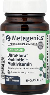 Metagenics, UltraFlora®, Probiotikum + Multivitamin, 30 Kapseln
