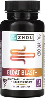 Zhou Nutrition, Bloat Blast+, 30 vegane Kapseln
