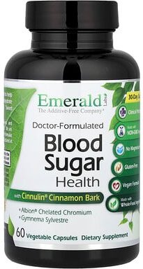 Emerald Laboratories, Blood Sugar Health, Blutzuckergesundheit, 60 pflanzliche Kapseln
