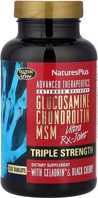 NaturesPlus, Advanced Therapeutics, Glucosamin Chondroitin MSM Ultra Rx-Joint®, 120 Tabletten