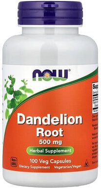 NOW Foods, Löwenzahnwurzel, 500 mg, 100 vegetarische Kapseln