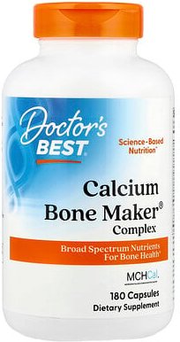 Doctor's Best, Calcium Bone Making® Complex, Nahrungsergänzungsmittel für die Knochengesundheit, 180 Kapseln