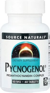 Source Naturals, Pycnogenol®, 50 mg, 60 Tabletten