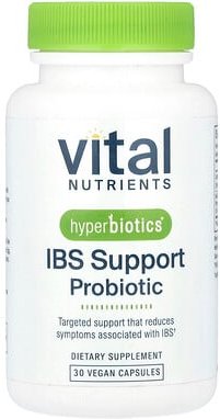 Vital Nutrients, Hyperbiotics®, IBS Support Probiotic, Probiotikum zur Unterstützung des Reizdarmsyndroms, 30 vegane Kap...
