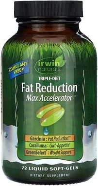 Irwin Naturals, Triple-Diet Fat Reduction Max Accelerator, maximaler Beschleuniger zur Fettreduktion durch dreifache Diä...