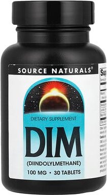 Source Naturals, DIM, 100 mg, 30 Tabletten