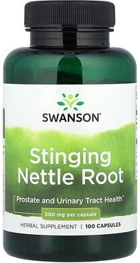 Swanson, Brennnesselwurzel, 500 mg, 100 Kapseln