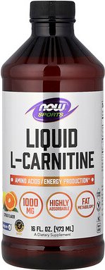 NOW Foods, Sports, Liquid L-Carnitine, flüssiges L-Carnitin, Zitrus, 473 ml (16 fl. oz.)