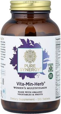 Thumbnail - Pure Synergy, Vita-Min-Herb®, Women's Multivitamin, Multivitamin für Frauen, 120 Tabletten