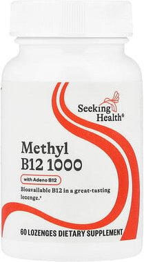 Seeking Health, Methyl B12, 1.000 mcg, 60 Lutschtabletten