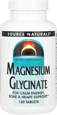 Source Naturals, Magnesiumglycinate, 120 Tabletten
