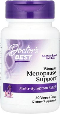 Doctor's Best, Women's Menopause Support®, Unterstützung für Frauen bei Menopause, 30 vegetarische Kapseln