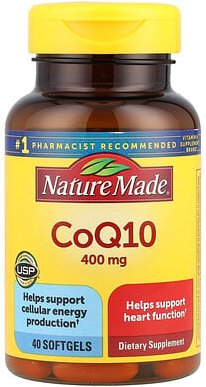 Thumbnail - Nature Made, CoQ10, 400 mg, 40 Weichkapseln