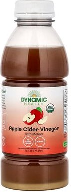 Dynamic Health, Apple Cider Vinegar with Mother, Apfelessig mit Mutter, 473 ml (16 fl. oz.)