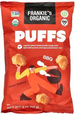 Frankie's Organic, Puffs, BBQ, 113 g (4 oz.)