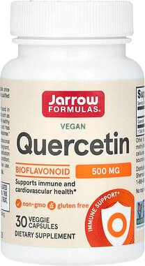 Jarrow Formulas, Vegan Quercetin, veganes Quercetin, 500 mg, 30 vegetarische Kapseln