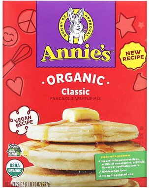 Annie's Homegrown, Klassischer Bio-Pfannkuchen- und Waffel-Mix, 737 g (26 oz.)