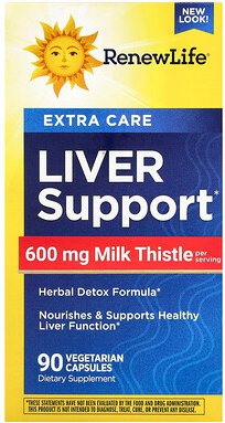 Renew Life, Liver Support, Unterstützung der Leber, 90 pflanzliche Kapseln