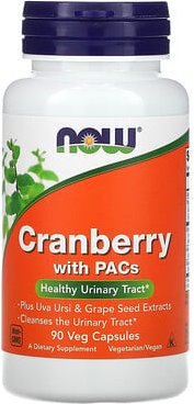 NOW Foods, Cranberry mit PACs, 90 pflanzliche Kapseln