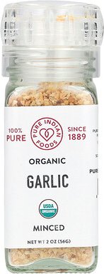 Pure Indian Foods, Bio-Knoblauch, gehackt, 70 g (2,5 oz.)