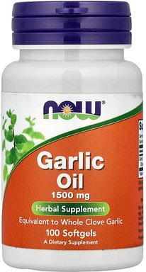 NOW Foods, Knoblauchöl, 1.500 mg, 100 Weichkapseln